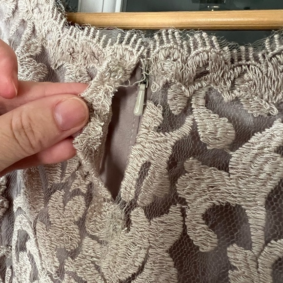 Tadashi Shoji Great Lace Blouson Dress - Size 4 - Picture 4 of 9